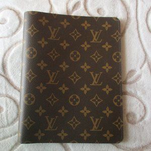 Louis Vuitton Desk Agenda Cover Monogram Canvas